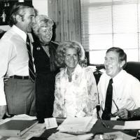 Morris and Stuart Udall with wives, 1970s