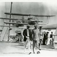 President Hoover and Secretary of Navy Hurley