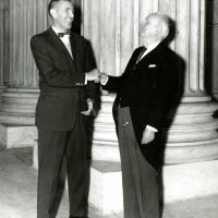Morris K. Udall with Sen. H. F. Ashurst, 1962